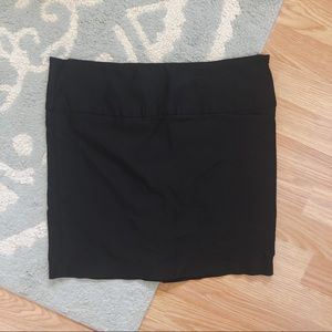 Jeknit Black Stretch Pencil Skirt
